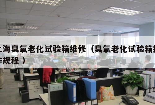 上海臭氧老化試驗箱維修（臭氧老化試驗箱操作規(guī)程 ）