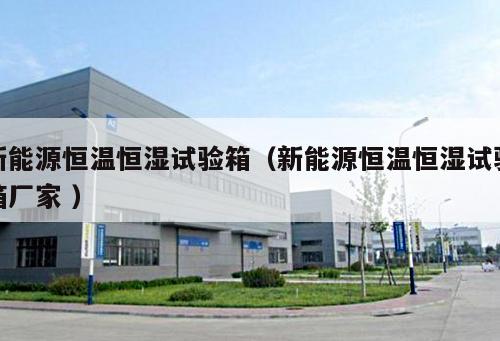 新能源恒溫恒濕試驗(yàn)箱（新能源恒溫恒濕試驗(yàn)箱廠家 ）